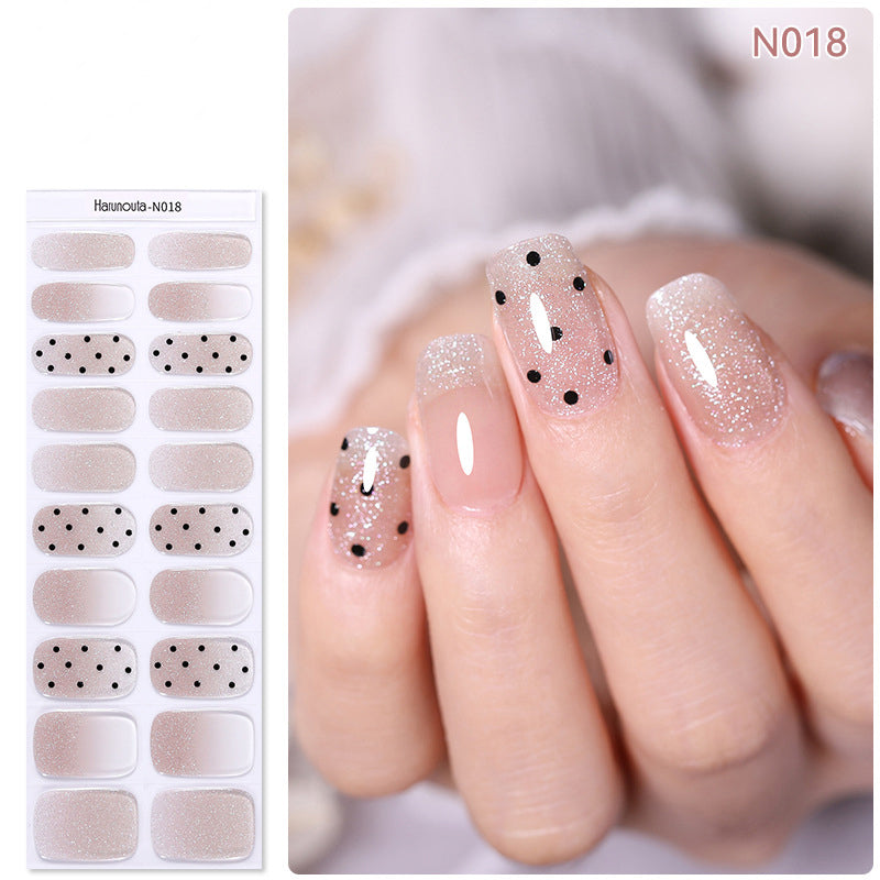 🔥Final 3 Hours: 50% OFF💅Semi Cured Gel Nail Strips | Gel Nail Stickers with UV Light Required💜