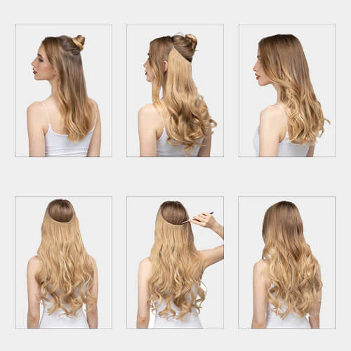 🌈Final 3 Hours: 50% OFF🔥Women's hair extensions