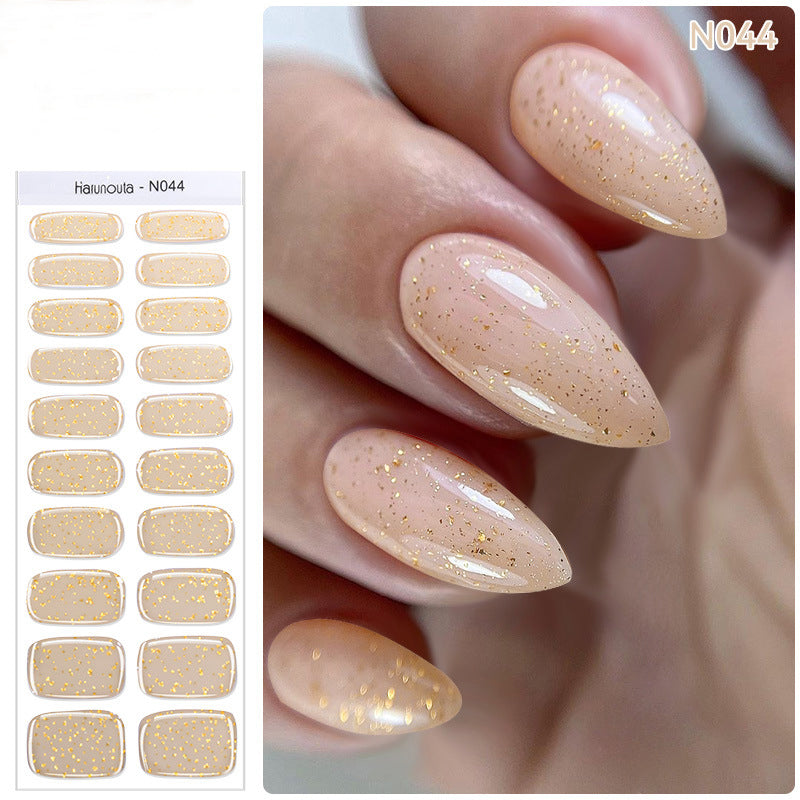 🔥Final 3 Hours: 50% OFF💅Semi Cured Gel Nail Strips | Gel Nail Stickers with UV Light Required💜