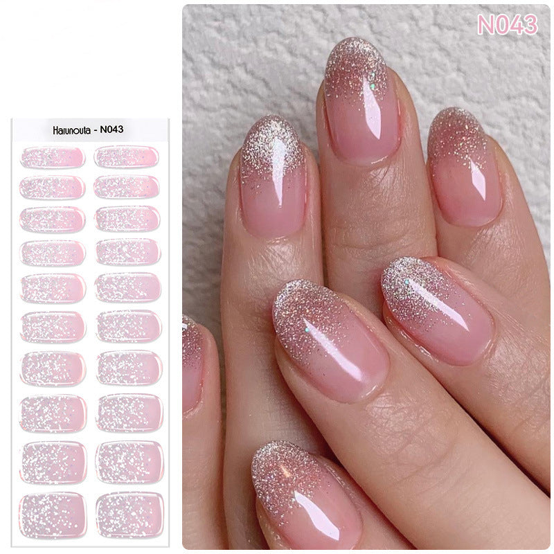 🔥Final 3 Hours: 50% OFF💅Semi Cured Gel Nail Strips | Gel Nail Stickers with UV Light Required💜