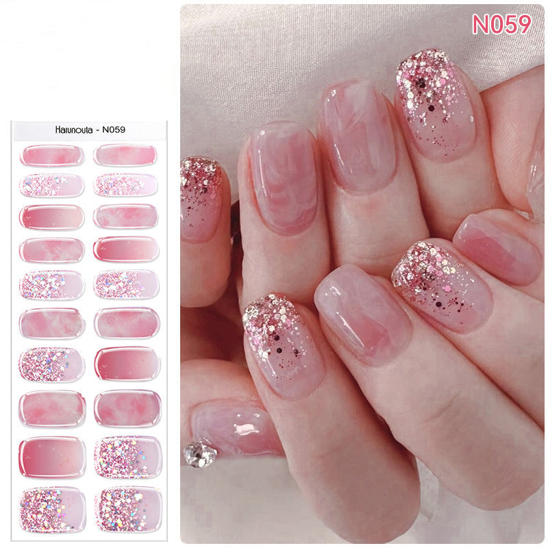 🔥Final 3 Hours: 50% OFF💅Semi Cured Gel Nail Strips | Gel Nail Stickers with UV Light Required💜