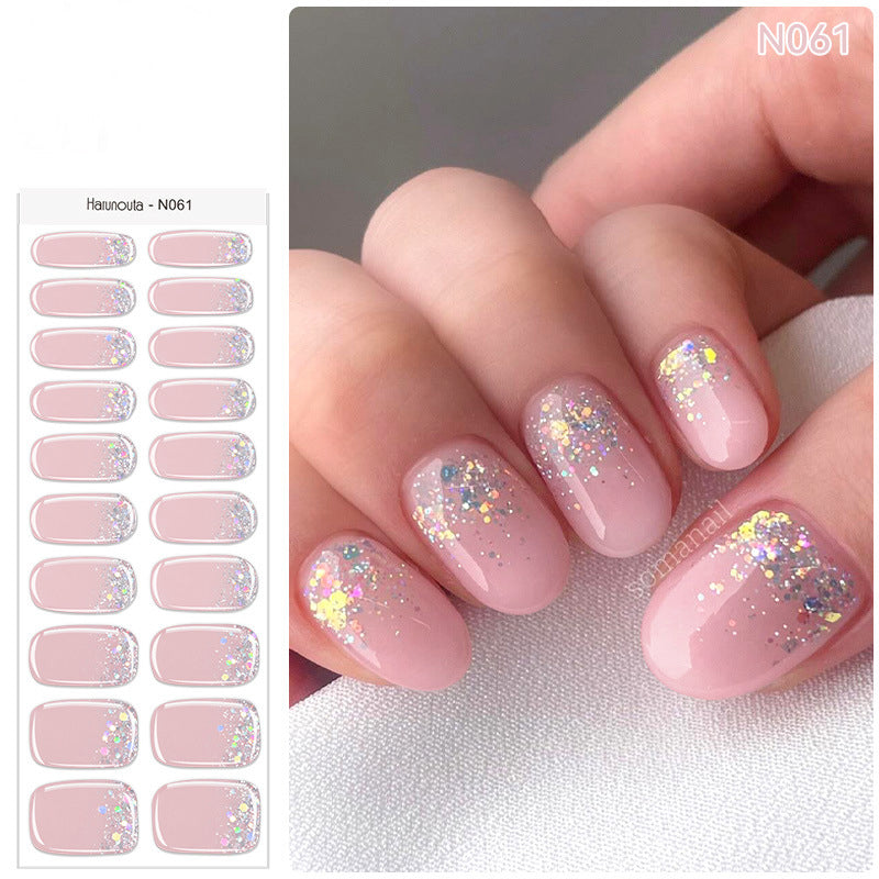🔥Final 3 Hours: 50% OFF💅Semi Cured Gel Nail Strips | Gel Nail Stickers with UV Light Required💜