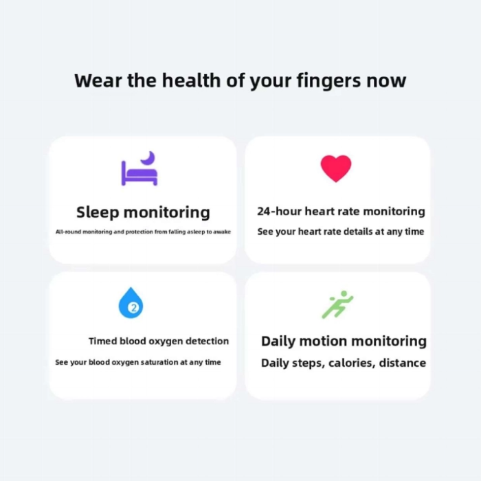 🌈LAST DAY 50% OFF🎁 Smart ring, health tracker💍