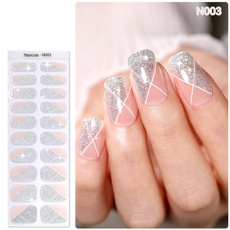 🔥Final 3 Hours: 50% OFF💅Semi Cured Gel Nail Strips | Gel Nail Stickers with UV Light Required💜
