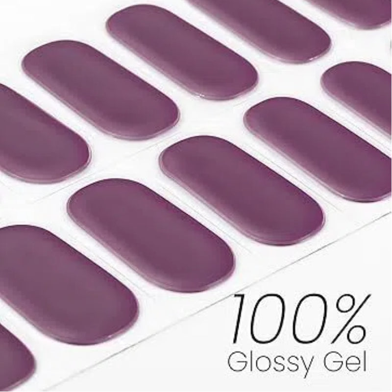 🔥Final 3 Hours: 50% OFF💅Semi Cured Gel Nail Strips | Gel Nail Stickers with UV Light Required💜