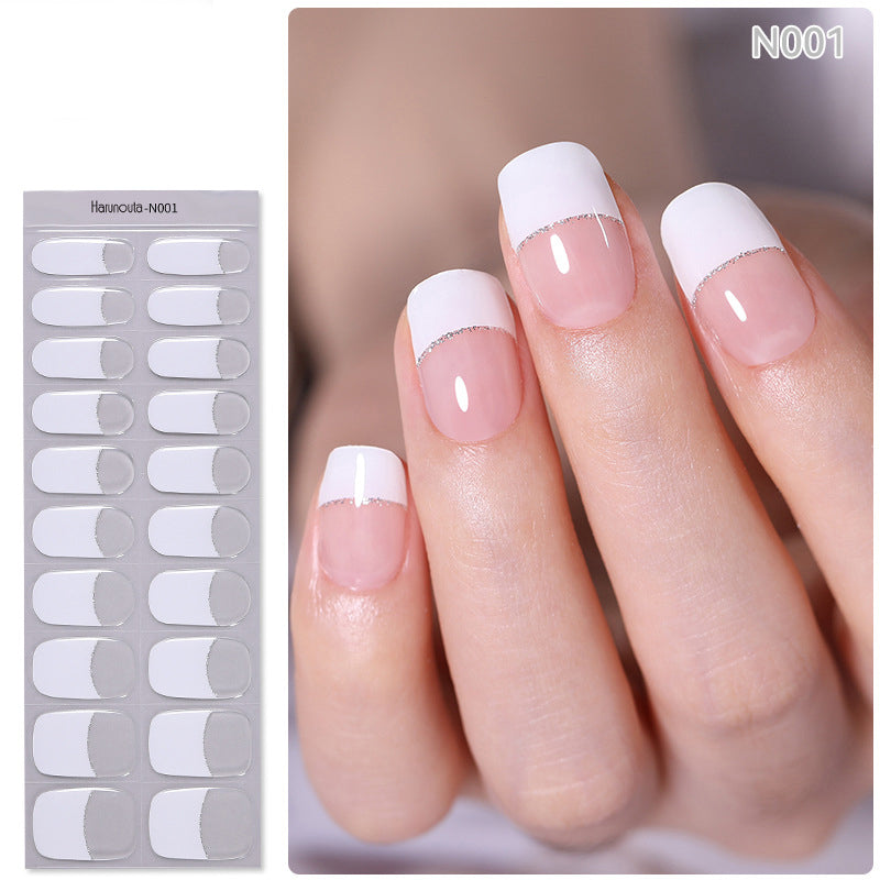 🔥Final 3 Hours: 50% OFF💅Semi Cured Gel Nail Strips | Gel Nail Stickers with UV Light Required💜