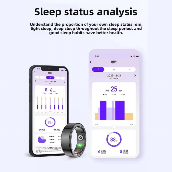 🌈LAST DAY 50% OFF🎁 Smart ring, health tracker💍