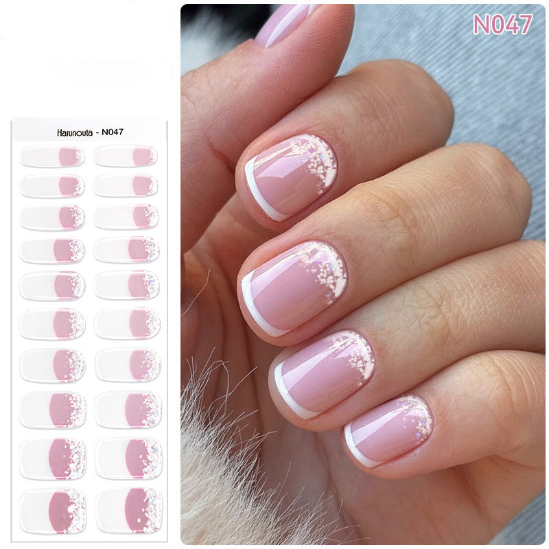 🔥Final 3 Hours: 50% OFF💅Semi Cured Gel Nail Strips | Gel Nail Stickers with UV Light Required💜