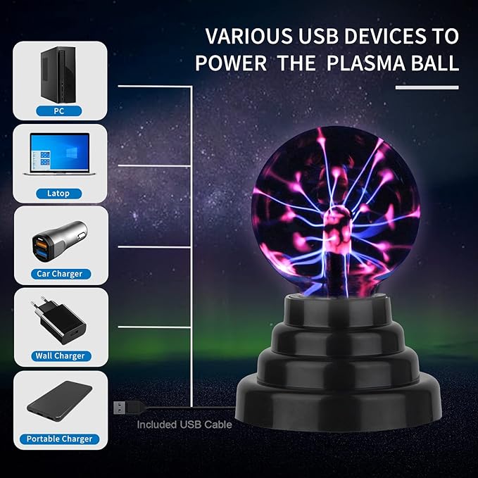 🔥Hot Sale 50% Off💡Plasma Ball/Light/Lamp