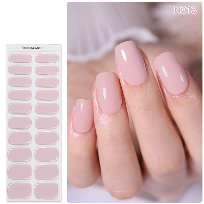 🔥Final 3 Hours: 50% OFF💅Semi Cured Gel Nail Strips | Gel Nail Stickers with UV Light Required💜