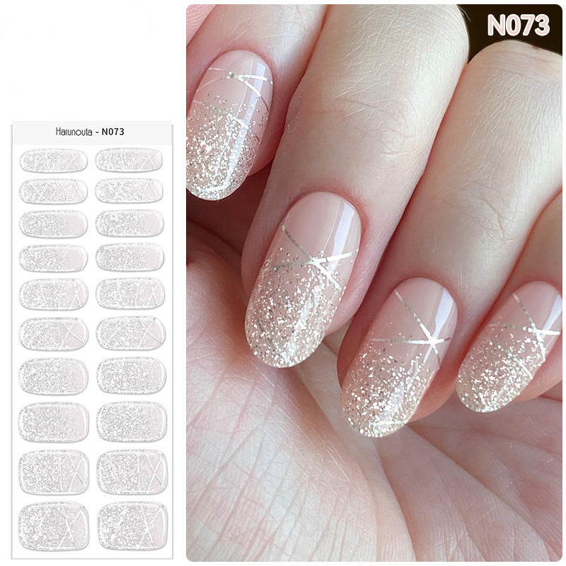 🔥Final 3 Hours: 50% OFF💅Semi Cured Gel Nail Strips | Gel Nail Stickers with UV Light Required💜