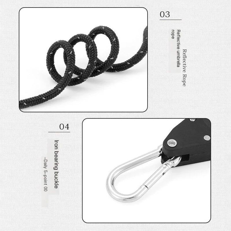 š„Portable Adjustable Fix Camping Ropeš³