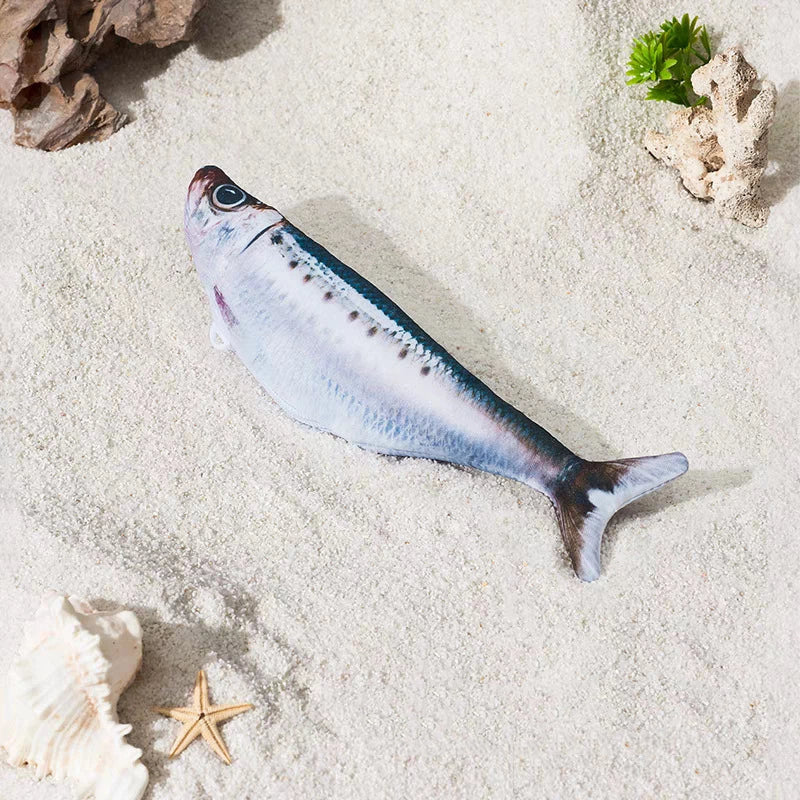 🌈LAST DAY 50% OFF🐟Bite-Sized Realistic Flopping Fish Cat Toys🐱