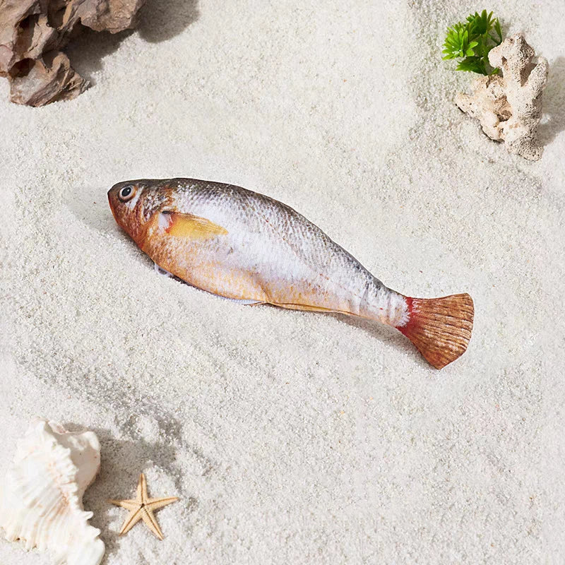 🌈LAST DAY 50% OFF🐟Bite-Sized Realistic Flopping Fish Cat Toys🐱