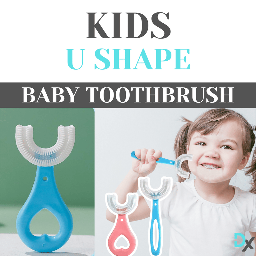 🌈Final 3 Hours: 50% OFF🔥All Rounded Children U-Shape Toothbrush🪥