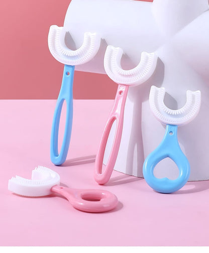 🌈Final 3 Hours: 50% OFF🔥All Rounded Children U-Shape Toothbrush🪥