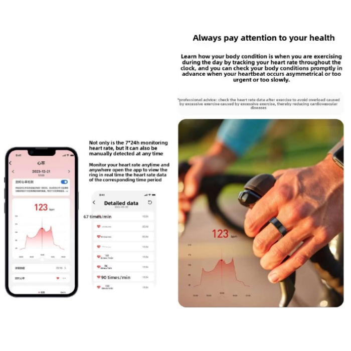 🌈LAST DAY 50% OFF🎁 Smart ring, health tracker💍