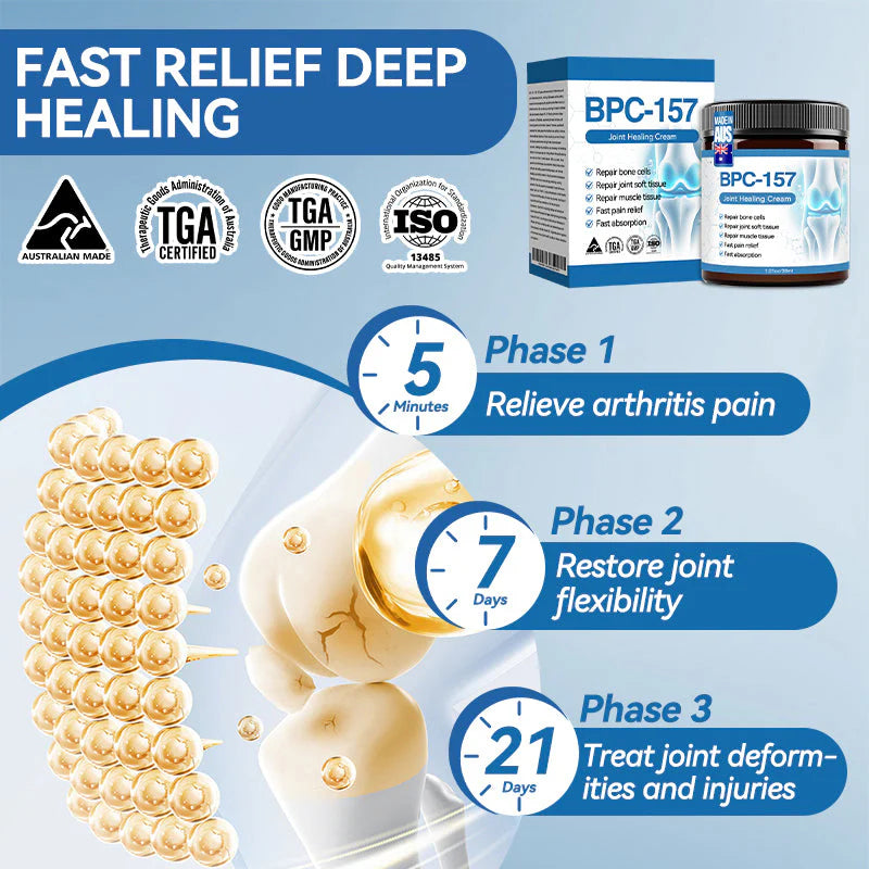 🌈Final 3 Hours: 50% OFF🔥BPC-157 Joint Healing Cream🦴Treats Arthritis, Neuropathy, Rheumatism, Sports Injuries &amp; More👍
