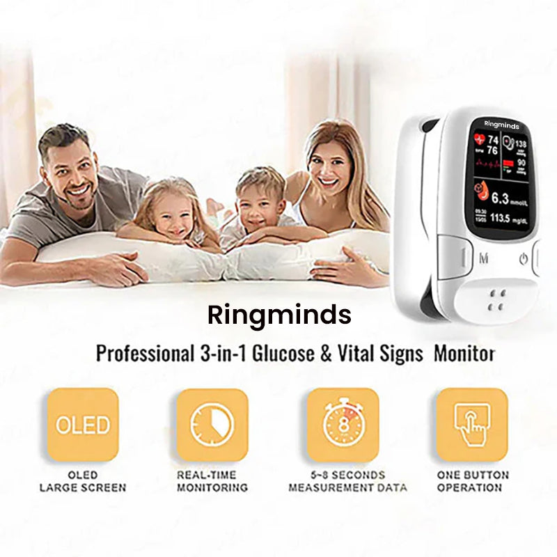 🔥The Best Christmas Gift🎁-Ringminds™ Develops Newly Launched Non-Invasive Smart Glucose Meter 🔥made in the USA🔥