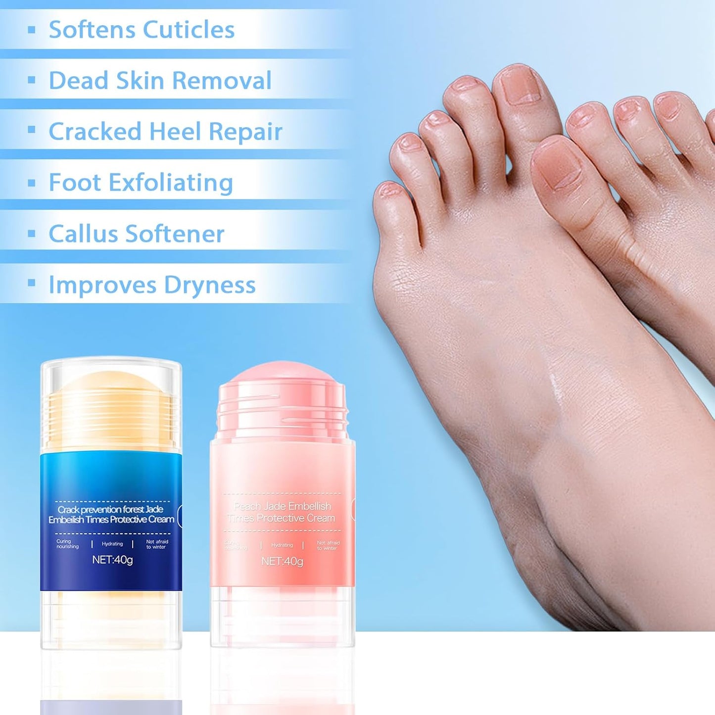 🔥 50% OFF 🔥Anti Cracked Foot Cream For Dry Heels, Remove Dead Skin And Softening Dry Skin
