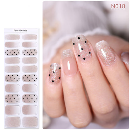 🔥Final 3 Hours: 50% OFF💅Semi Cured Gel Nail Strips | Gel Nail Stickers with UV Light Required💜