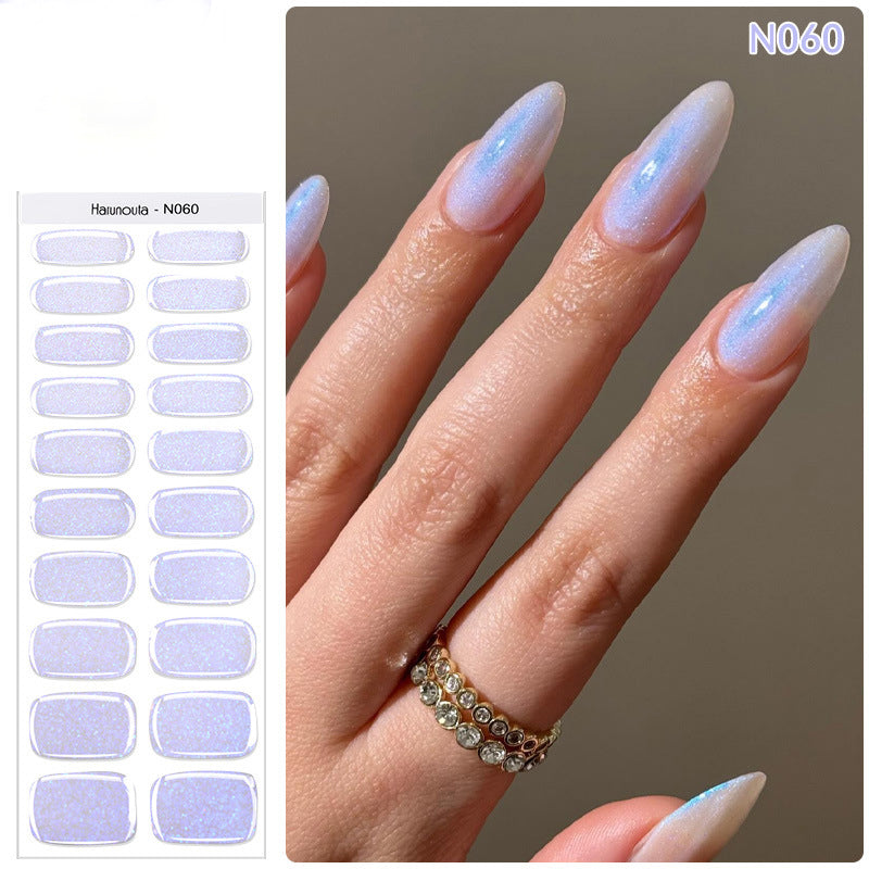 🔥Final 3 Hours: 50% OFF💅Semi Cured Gel Nail Strips | Gel Nail Stickers with UV Light Required💜