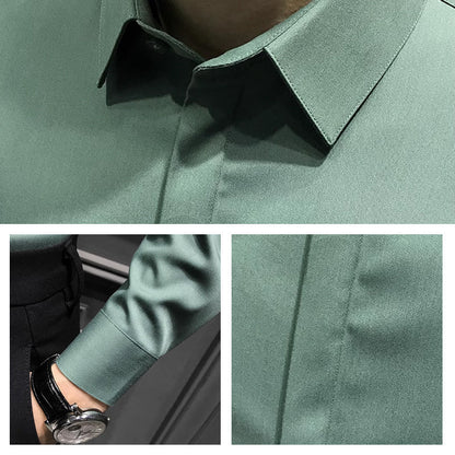 Men's Wrinkle-Free Button-Down Shirt