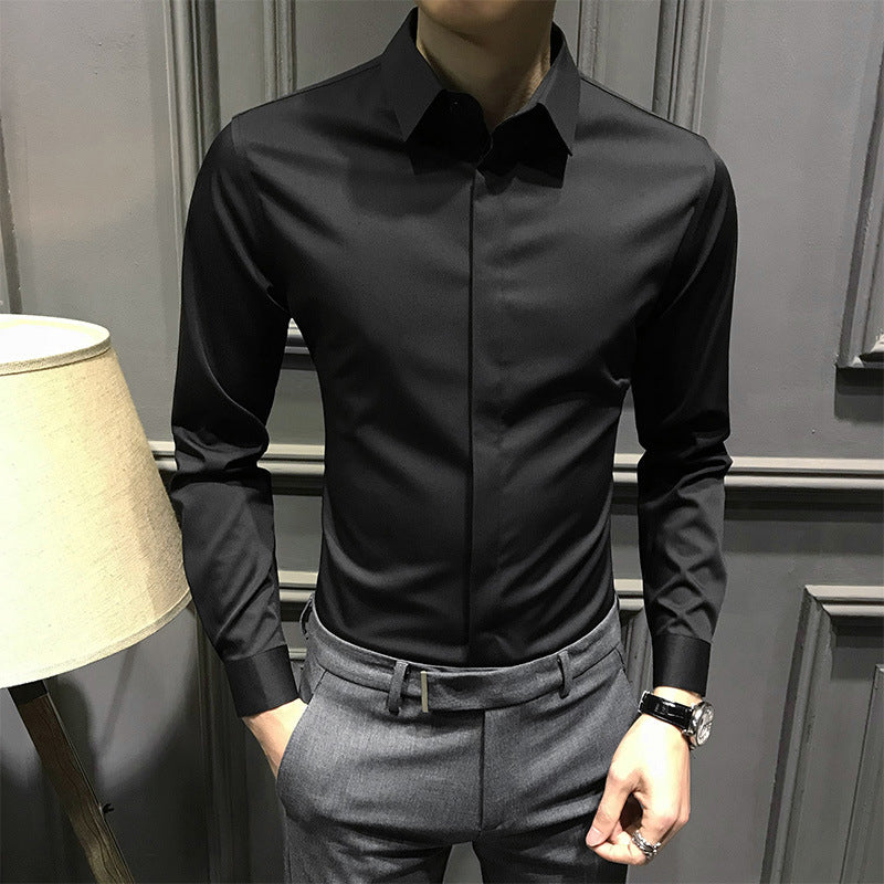 Men's Wrinkle-Free Button-Down Shirt
