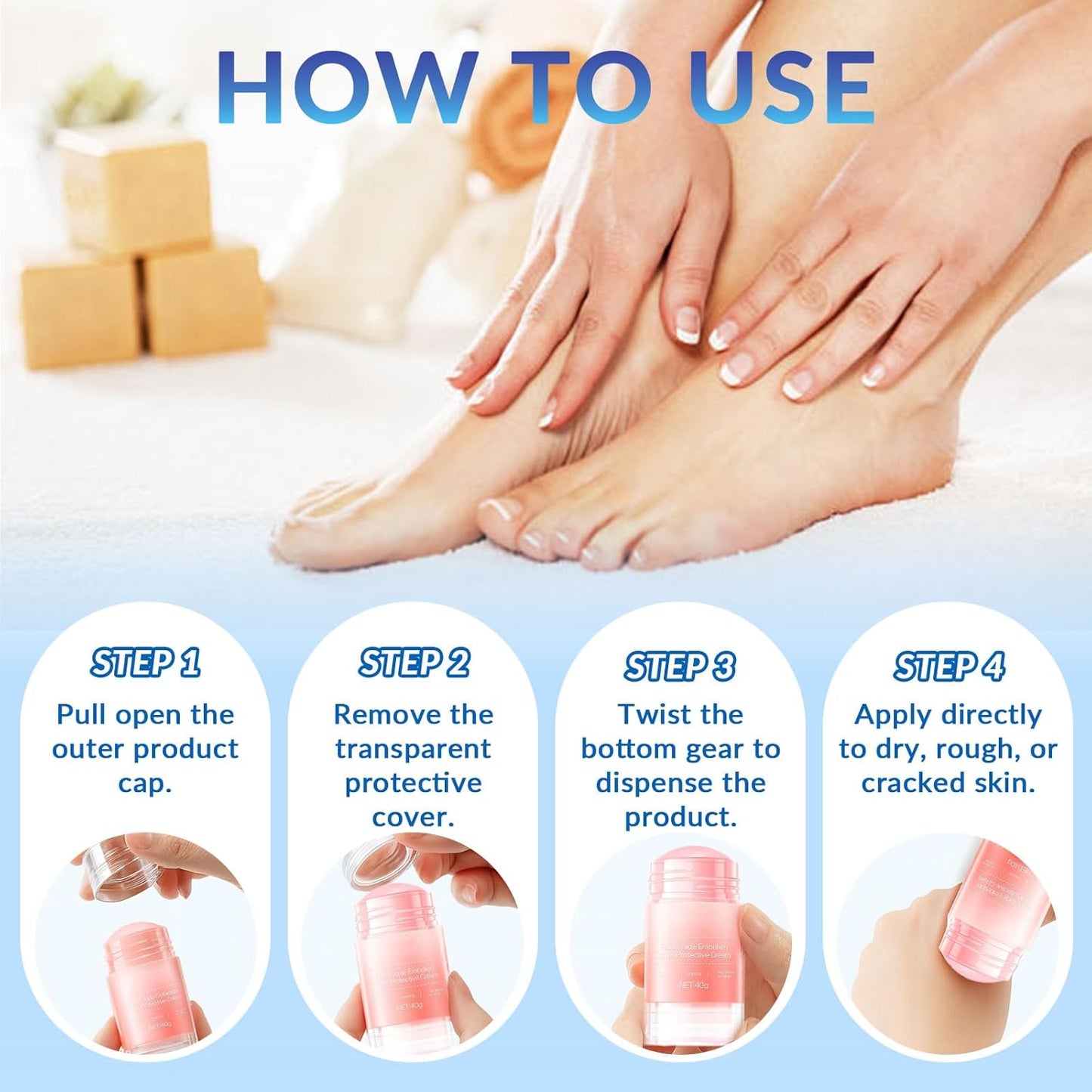 🔥 50% OFF 🔥Anti Cracked Foot Cream For Dry Heels, Remove Dead Skin And Softening Dry Skin