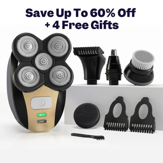 🌈Final 3 Hours: 50% OFF🔥Effortless Head Shaving: Must-Have Shaver For Bald Guys
