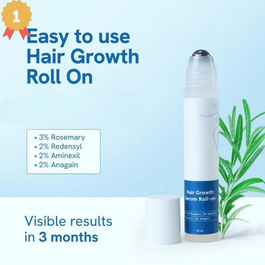 🔥Up to 75% Off🔥 Hair Growth Roll-On Serum – See Hair Growth in 2 Weeks (With Continued Use)