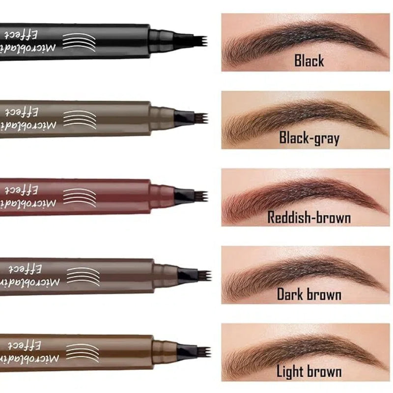 🌈Last Day - Buy 1 Get 1 Free💜Four-pronged Wild Water Eyebrow Pencil🖊️
