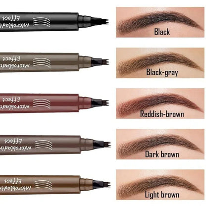 🌈Last Day - Buy 1 Get 1 Free💜Four-pronged Wild Water Eyebrow Pencil🖊️