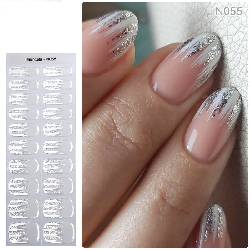 🔥Final 3 Hours: 50% OFF💅Semi Cured Gel Nail Strips | Gel Nail Stickers with UV Light Required💜