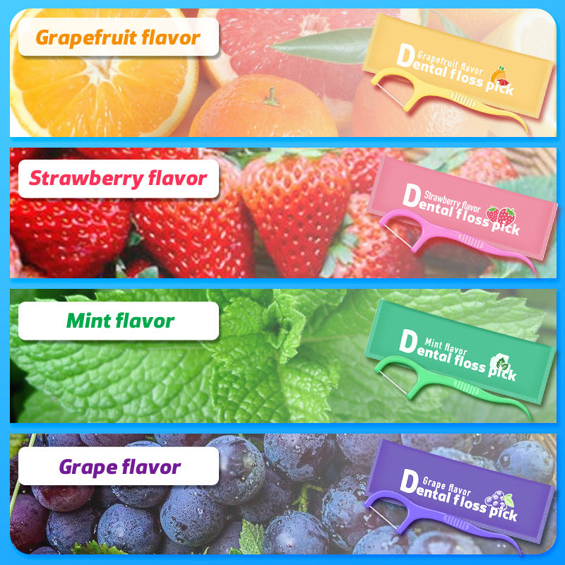 🌸Up to 50% OFF🔥100Count Dental Flossers Each Individually Wrapped