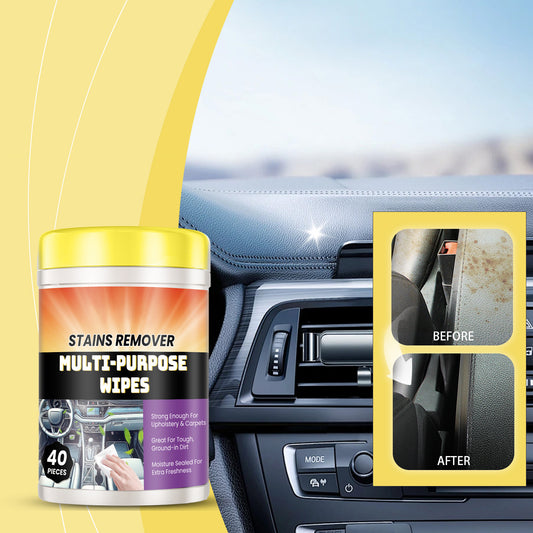 🔥 50% OFF 🔥Heavy Duty Cleaning Wipes, Disposable Car Wipes (40 Count)