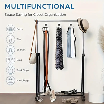 🔥Up to 50% OFF🔥Belt Organizer for Closet 360° Rotatable