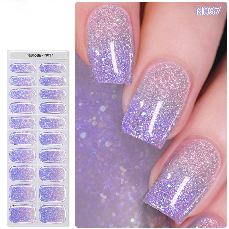 🔥Final 3 Hours: 50% OFF💅Semi Cured Gel Nail Strips | Gel Nail Stickers with UV Light Required💜