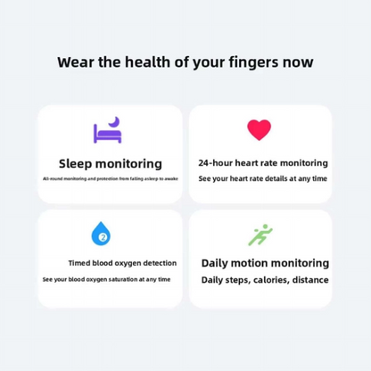 🌈LAST DAY 50% OFF🎁 Smart ring, health tracker💍