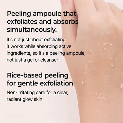 Final 3 Hours: 50% OFF 🔥 Gentle Exfoliator Glow Rice Ampoule