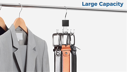 🔥Up to 50% OFF🔥Belt Organizer for Closet 360° Rotatable