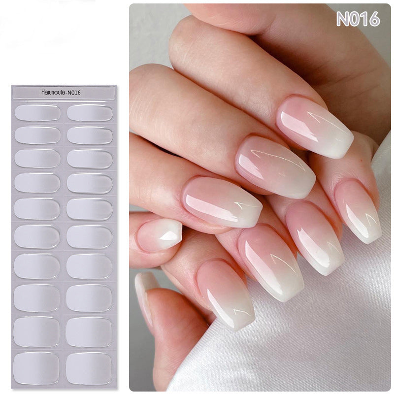 🔥Final 3 Hours: 50% OFF💅Semi Cured Gel Nail Strips | Gel Nail Stickers with UV Light Required💜