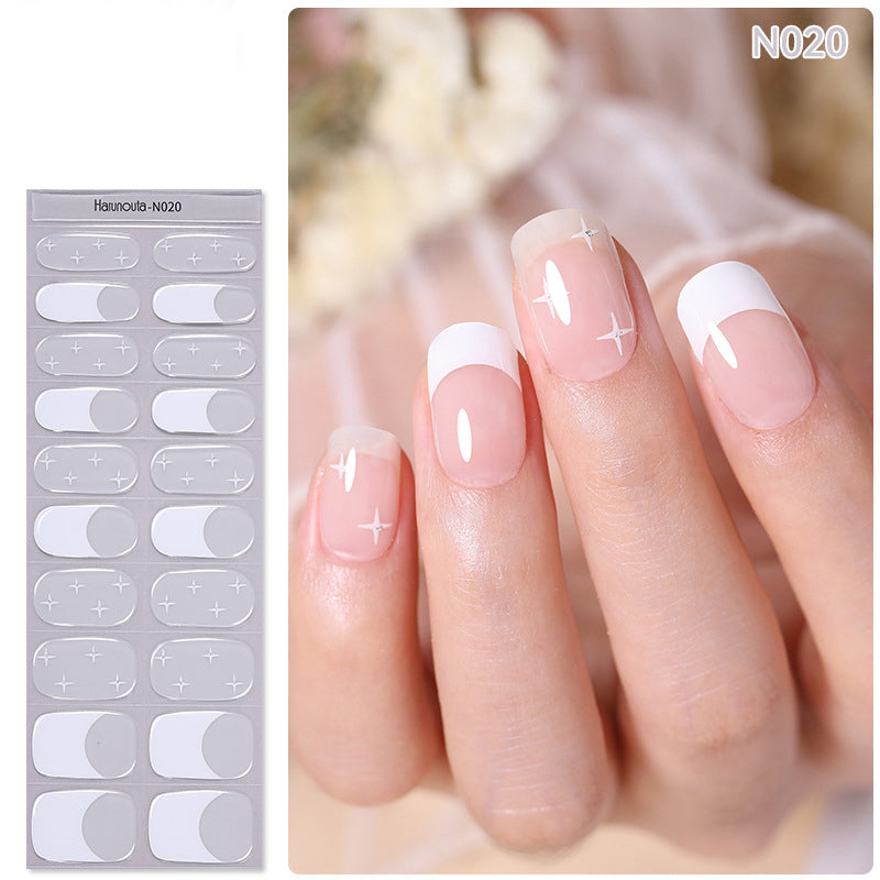 🔥Final 3 Hours: 50% OFF💅Semi Cured Gel Nail Strips | Gel Nail Stickers with UV Light Required💜
