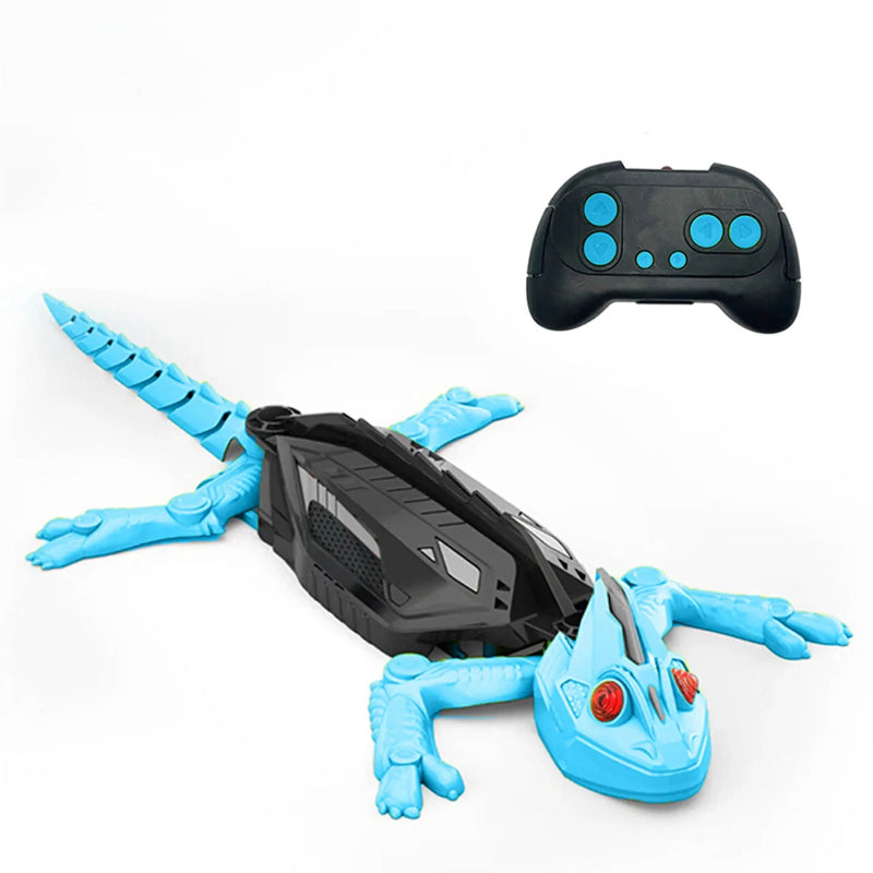 Wall Crawler Gecko - LED RC Toy for Indoor Family Fun & Prank Gifts