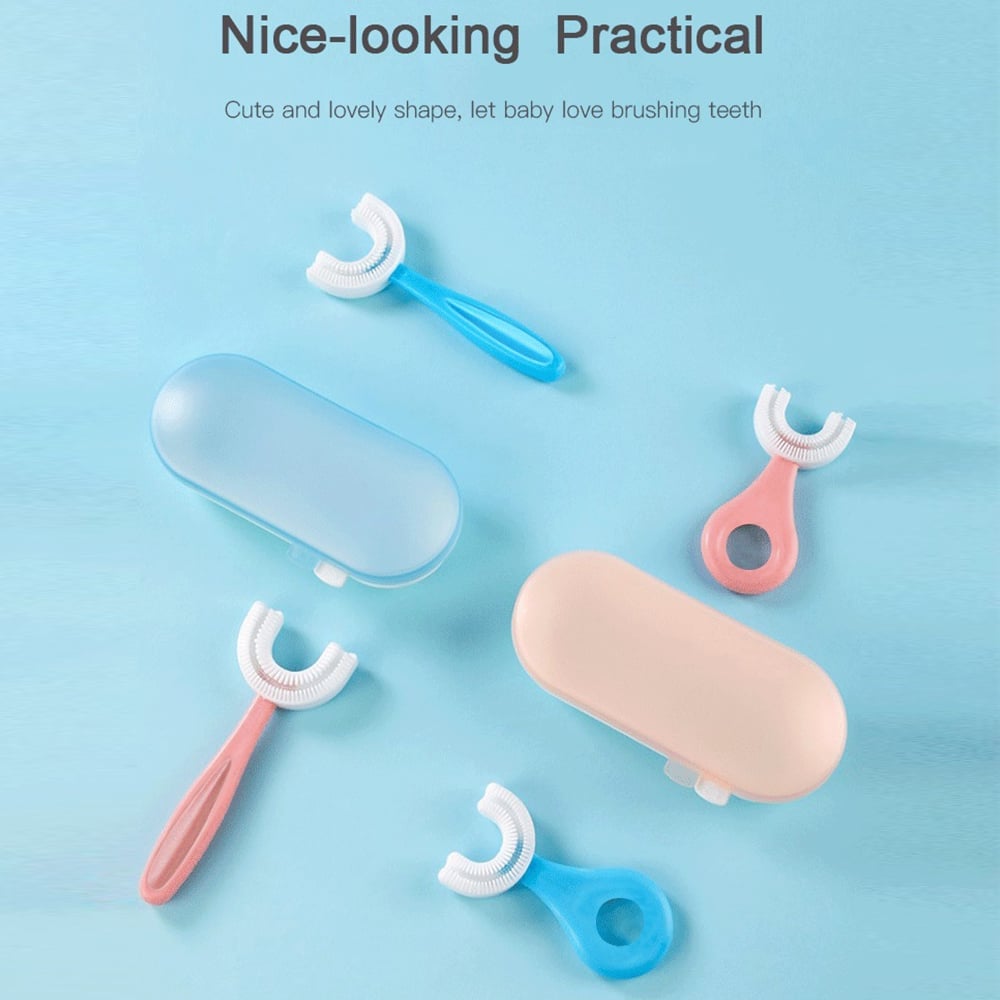 🌈Final 3 Hours: 50% OFF🔥All Rounded Children U-Shape Toothbrush🪥