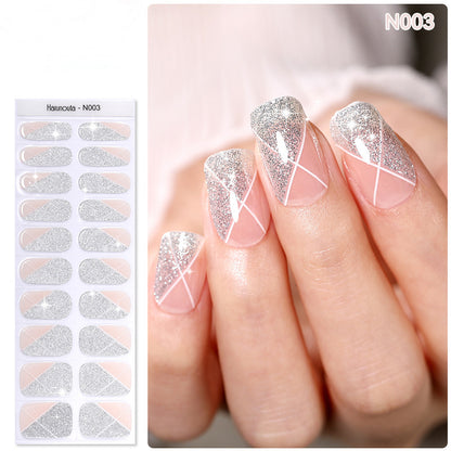 🔥Final 3 Hours: 50% OFF💅Semi Cured Gel Nail Strips | Gel Nail Stickers with UV Light Required💜