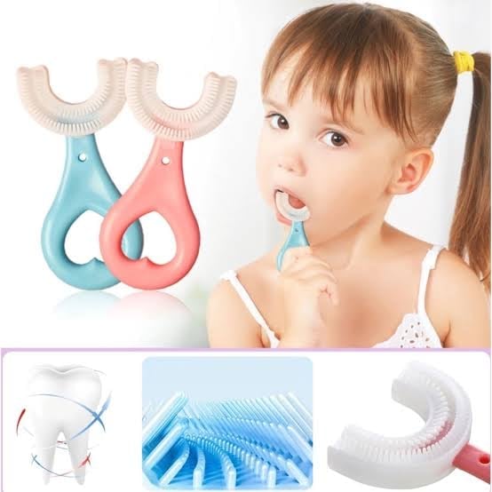🌈Final 3 Hours: 50% OFF🔥All Rounded Children U-Shape Toothbrush🪥
