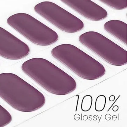 🔥Final 3 Hours: 50% OFF💅Semi Cured Gel Nail Strips | Gel Nail Stickers with UV Light Required💜