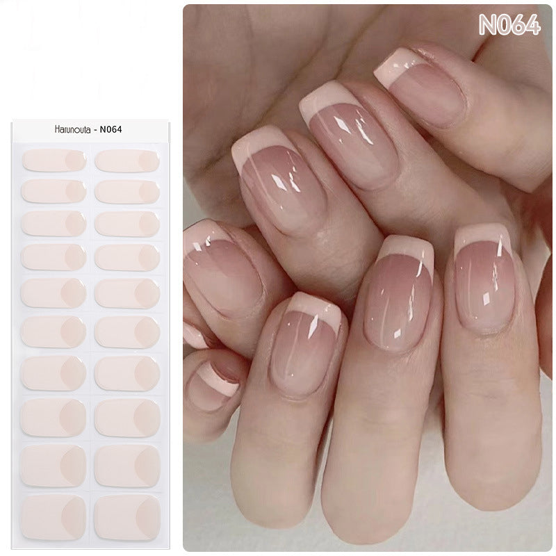 🔥Final 3 Hours: 50% OFF💅Semi Cured Gel Nail Strips | Gel Nail Stickers with UV Light Required💜