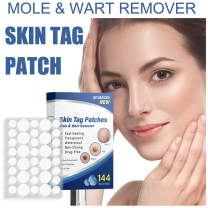 🌈 LAST DAY SALE-50% OFF 🔥Wart removal patch, strong skin care removal patch - 144 pieces